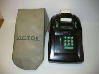 Vintage Victor Adding Machine W/dust Cover,  Bakelite