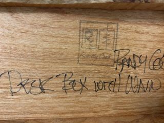 Modernist Asian Live Edge Wood Desk Box w/ Wain Craftsman Randy Cook MCM 10