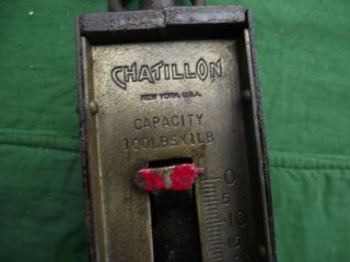 VINTAGE CHATILLION,  TYPE 160 SPRING FISHING,  GAME,  SCALE TO 100 POUNDS, 2