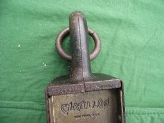 VINTAGE CHATILLION,  TYPE 160 SPRING FISHING,  GAME,  SCALE TO 100 POUNDS, 4