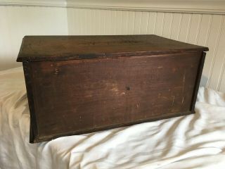 Antique Mahogany CLARKS Sewing 3 Drawer Spool Cabinet Store Counter Display 8