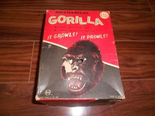 50 ' S 60 ' S KING KONG MECHANICAL GORILLA BY MARX,  FULLY OPERATIONAL 8