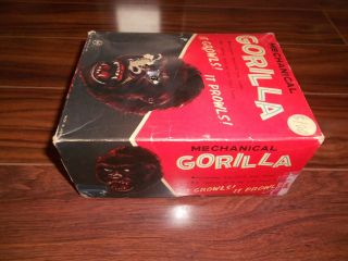 50 ' S 60 ' S KING KONG MECHANICAL GORILLA BY MARX,  FULLY OPERATIONAL 9