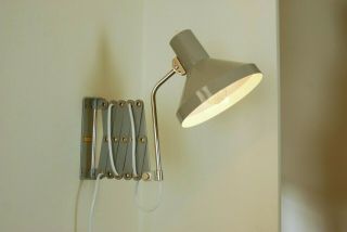 ELUX Scissor Wall Lamp Austria Mid Century Industrial Work Eames Bauhaus 60s 50s 3