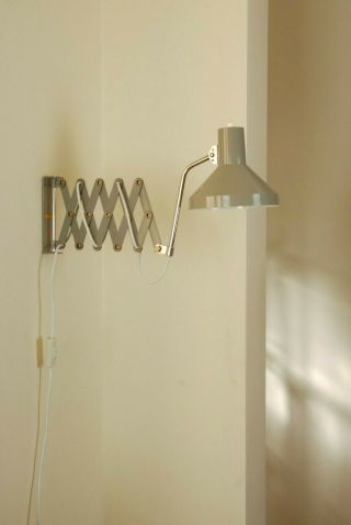 ELUX Scissor Wall Lamp Austria Mid Century Industrial Work Eames Bauhaus 60s 50s 4