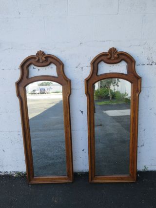 French Carved Wood Bathroom Vanity Wall Mirrors 8968