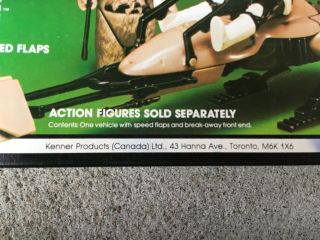 Vintage 1983 Kenner Star Wars Return Of The Jedi Speeder Bike Canadian Toy 7