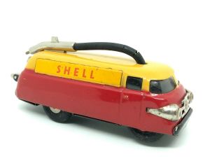 Wd40 Vintage Schuco W.  Germany Shell Radiant 5601 Charging Van Plane Car 1950