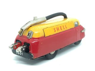WD40 Vintage Schuco W.  Germany Shell Radiant 5601 Charging van Plane Car 1950 4