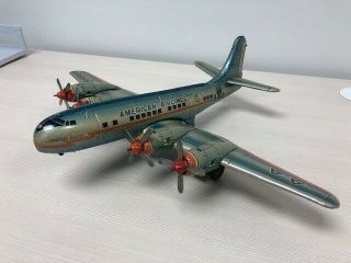 Line Mar Plane Japan Tin – American Airlines “flagship Allison” - Vintage 1950s