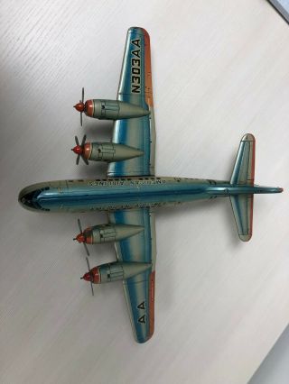Line Mar Plane Japan Tin – American Airlines “Flagship Allison” - Vintage 1950s 3