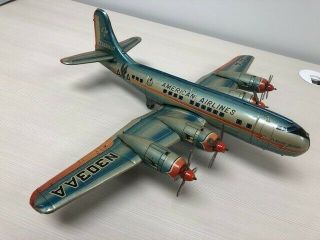 Line Mar Plane Japan Tin – American Airlines “Flagship Allison” - Vintage 1950s 7