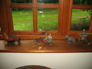 Greppert & Kelch Motorcycle Fine Antique Germany Tinplate Wind Up Tin Toy