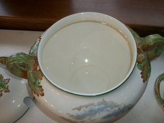 Large Soup Tureen w Underplate & Ladle Herring Hunt Drawing the Dingle Spode 4