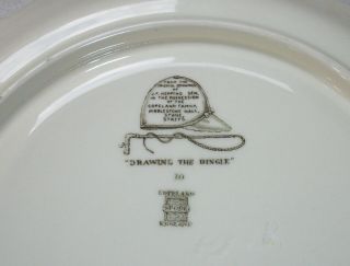 Large Soup Tureen w Underplate & Ladle Herring Hunt Drawing the Dingle Spode 5