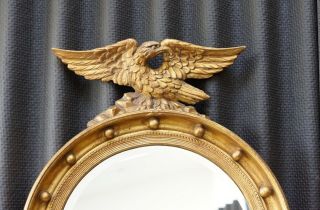 Antique Vintage Mirror Federal Eagle Regency Style Mirror 2
