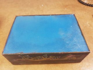2 chinese cloisonne cigarette cases box both have faults 6