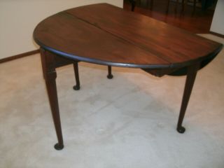 LAST CHANCE Before Local Auction; AI 1700 ' s (?) Mahogany Queen Anne Dining Table 3