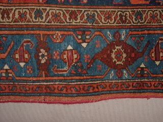 WONDERFUL ANTIQUE KURDISH VILLAGE RUG HG 9