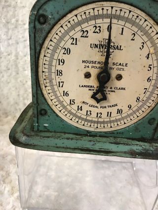 Vintage Universal LFC Landers,  Frary & Clark SCALE 24 Lbs Green 5