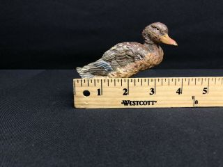 Antique Austrian Vienna Cold Painted Bronze Duck