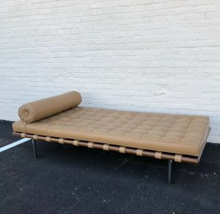 Barcelona Daybed By Mies Van Der Rohe For Knoll International Vintage Labeled