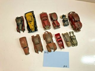 Vintage Toys Wilkins Hubley Ives Kenton Parts,  Misc.  Car Parts,  Cast Iron 2
