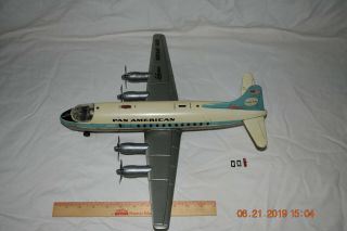 Vintage Schuco Pan American Elektro Radiant 5600 Clipper Nurnberg Tin Airplane