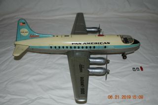 Vintage Schuco Pan American Elektro Radiant 5600 Clipper Nurnberg Tin Airplane 6