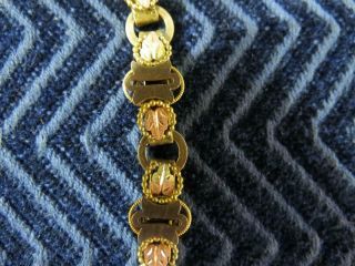19th Century Black Hills Gold Leaf Necklace 4