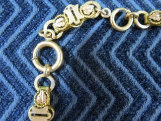 19th Century Black Hills Gold Leaf Necklace 6