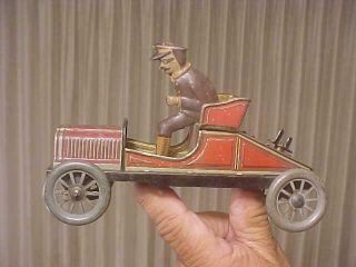 Early German Tin Car Carette