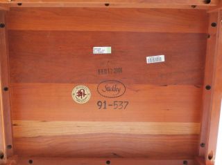 Three Harvey Ellis Stickley Nested Cherry Tables with Inlays 4