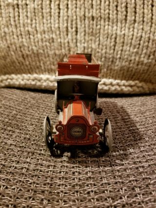 Orobr 1 Wind Up Double Decker Red Bus Tin Toy Germany,  1910 - 1920,