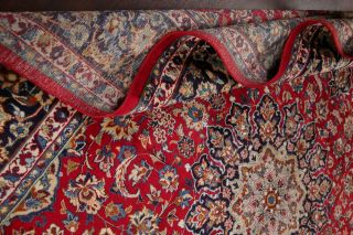 Vintage Traditional Floral RED Persian Area Rug Oriental Hand - Knotted Wool 10x14 8