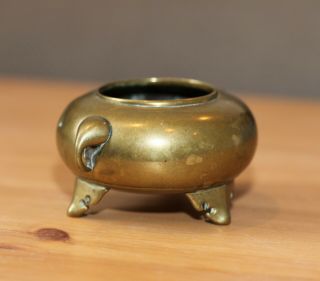 Antique Chinese fine bronze incense Burner,  Qing Dynasty,  18,  19th century RARE. 3