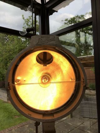 Rare 1950s Bullfinch Tripod Spotlight Lamp Light Theatre Industrial 4