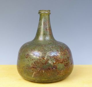Antique Dutch/english Wine - Bottle Circa 1750 Excavated
