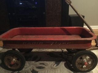 Vintage Radio Flyer Red Wagon Pick Up Only