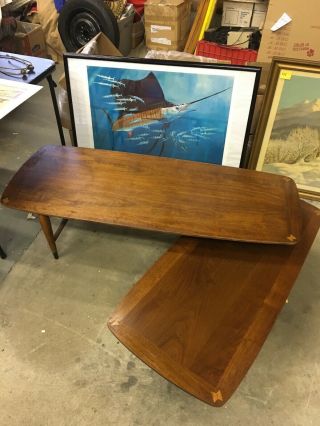 Mid century swing out coffee table by Virginia Maid by Lane 6