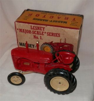 RARE.  LARGE.  50s.  Matchbox.  Lesney.  MOKO,  Massey Harris,  Tractor.  alMINT. 12