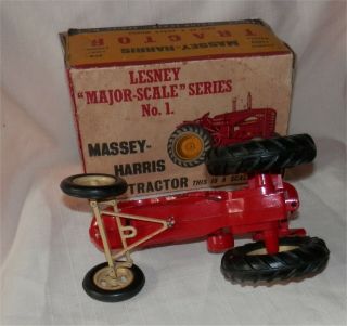 RARE.  LARGE.  50s.  Matchbox.  Lesney.  MOKO,  Massey Harris,  Tractor.  alMINT. 4