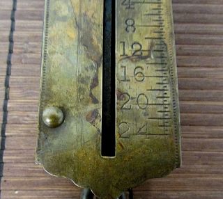 ANTIQUE Hanging Scales 0 - 24lb Pocket Spring Scale FRARY RB33 3