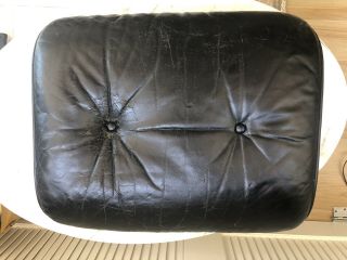 Herman Miller Eames Lounge Chair - Black Leather Seat Or Ottoman Cushion