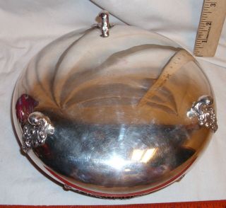 VICTORIAN SILVER PLATED FOOTED ROSE OR FLOWER BOWL 5