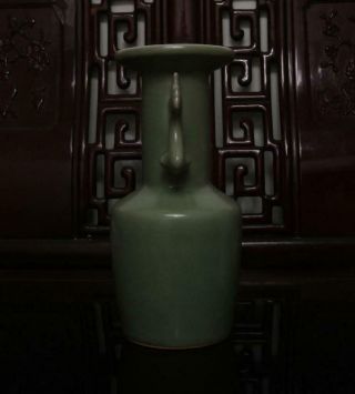 Old Chinese Ru Kiln Celadon Porcelain Vase 8