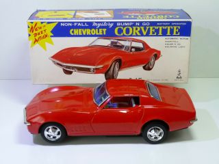 Taiyo (japan) 1968 B/o Chevrolet Corvette 2 - Door Coupe