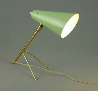 1950s Tripod Table / Desk Lamp Mid Century Modernist Stilnovo Bauhaus 60s 70s