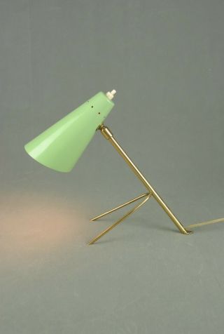 1950s Tripod Table / Desk Lamp Mid Century Modernist Stilnovo Bauhaus 60s 70s 3