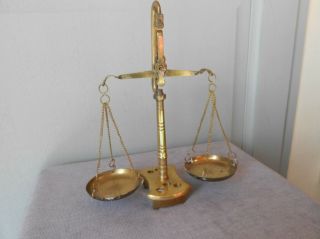 Vintage French Brass & Bronze Petite SCALE 2